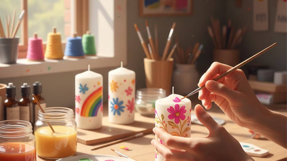 Kaarsen schilderen