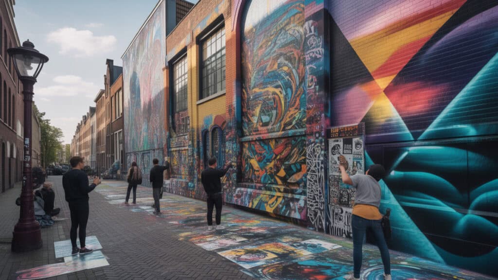 Street art kunstvorm technieken