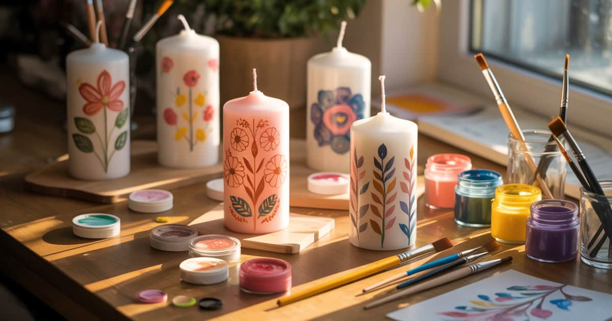 Kaarsen schilderen: creatieve technieken en inspiratie voor beginners
