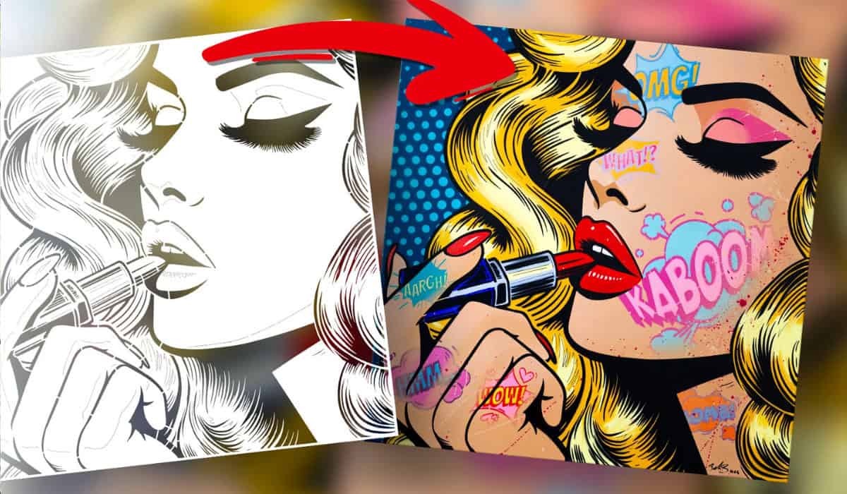 Pop Art aan de muur: kleurrijke schilderijen voor een modern interieur